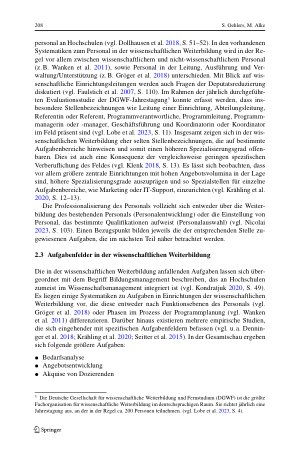 Vorschauseite 6: Regionalund Fachvernetzung als neues Stellenprofil in der wissenschaftlichen Weiterbildung? Befunde aus der Begleitforschung zum Projektverbund Hochschulweiterbildung@BW