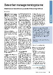 Vorschauseite 1: Bewerbermanagementsysteme Checkliste zur Auswahl einer passenden E-Recruiting-Software The text is already correctly spelled.