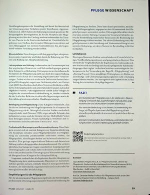Vorschauseite 4: Pflegeplanung zwischen Anspruch und Praxis