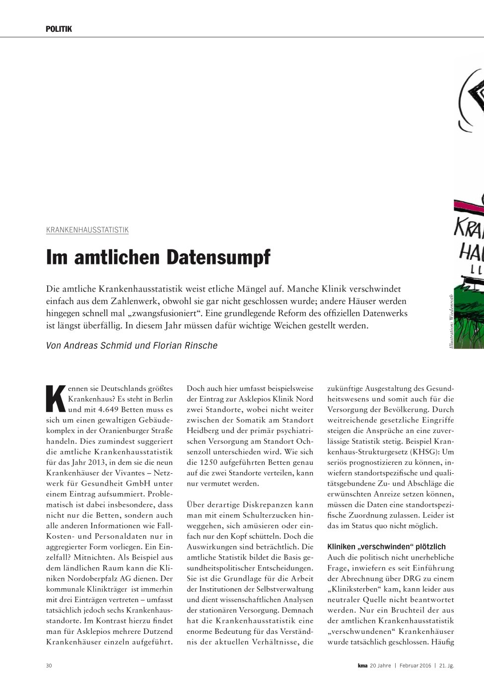 Vorschauseite 1: Im amtlichen Datensumpf