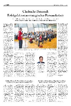 Vorschauseite 1: Chefsache Personal: Erfolgsfaktoren strategischer Personalarbeit