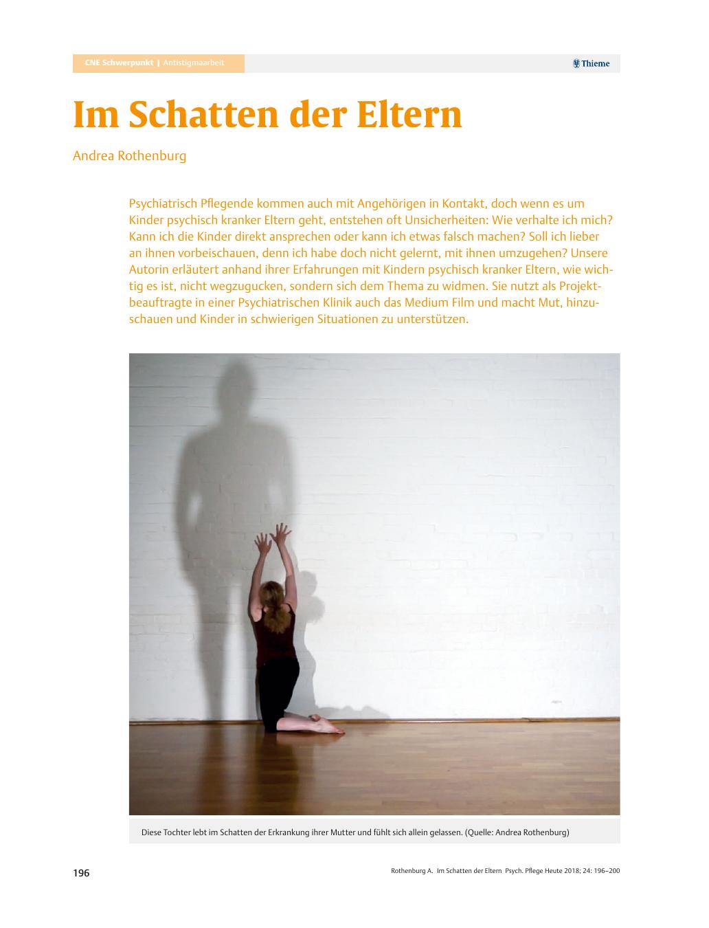 Vorschauseite 1: Im Schatten der Eltern