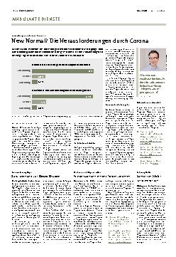 Vorschauseite 1: New Normal? Die Herausforderungen durch Corona
