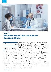 Vorschauseite 1: COVID-19 Seit Jahresbeginn steigt die Zahl der Berufskrankheiten.