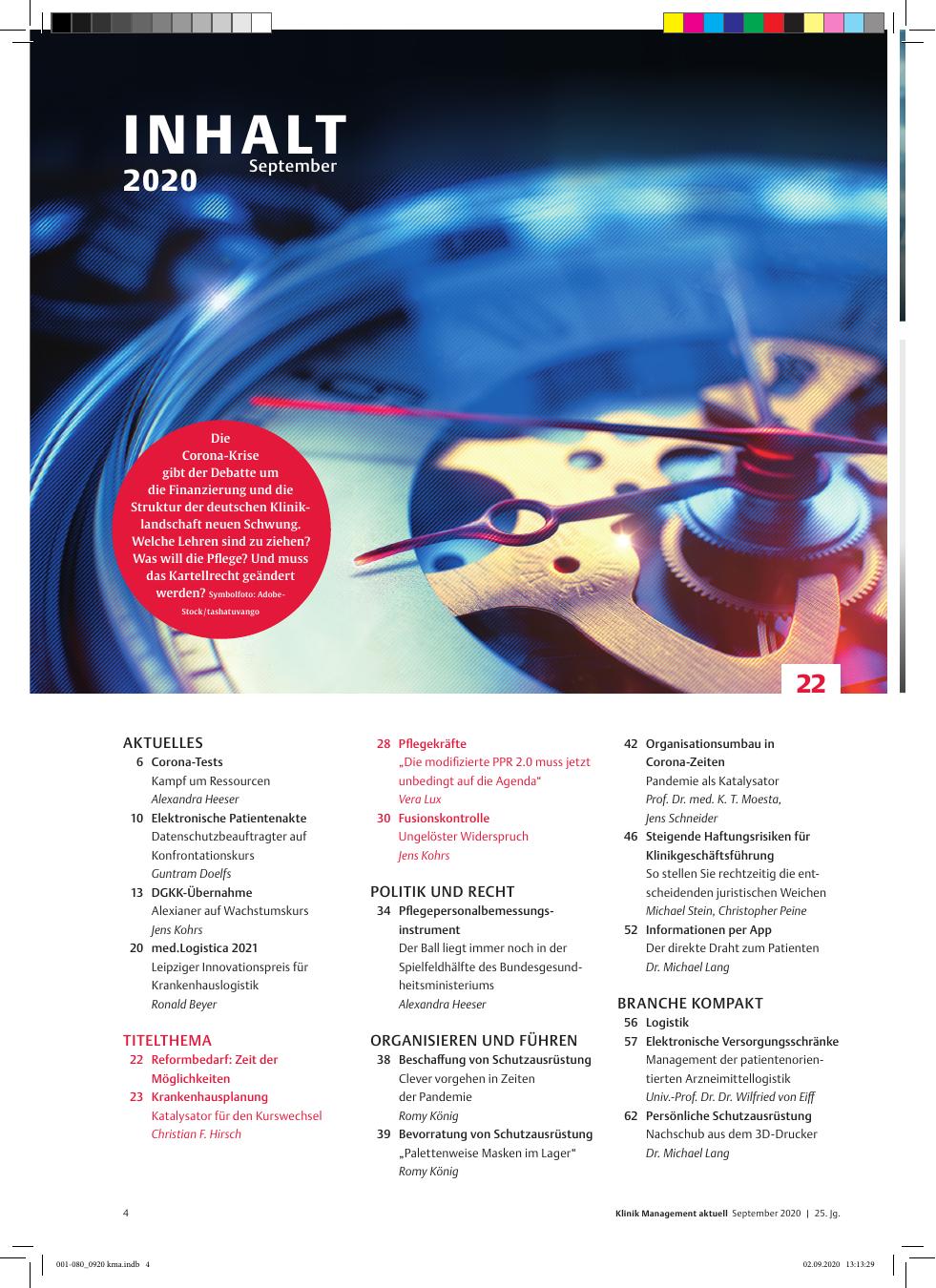 Vorschauseite 1: September 2020