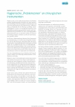 Vorschauseite 1: Hygienische „Problemzonen” an chirurgischen Instrumenten
