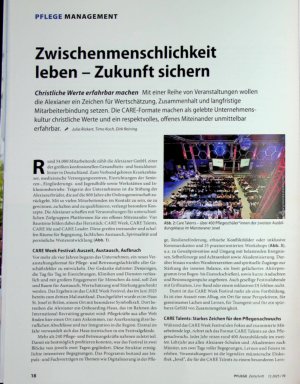 Vorschauseite 1: Zwischenmenschlichkeit leben - Zukunft sichern