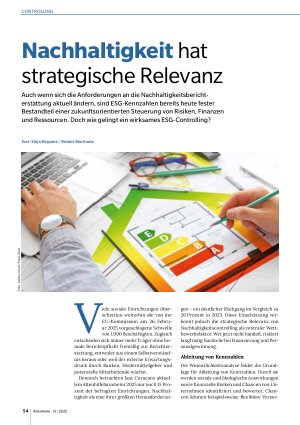 Vorschauseite 1: Nachhaltigkeit hat strategische Relevanz