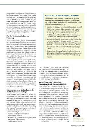 Vorschauseite 2: Nachhaltigkeit hat strategische Relevanz