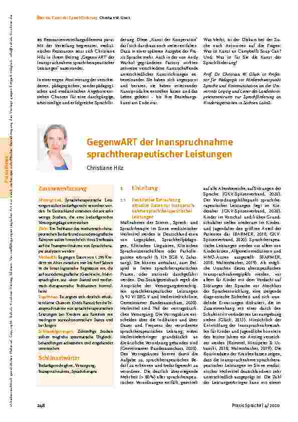 Vorschauseite 2: Über die Kunst der Sprachförderung – oder was hat Campbell’s Soup Can mit der Sprachförderung zu tun?