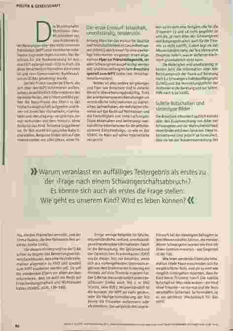 Vorschauseite 2: "Diese Versicherteninformation erfüllt ihren Zweck nicht!"