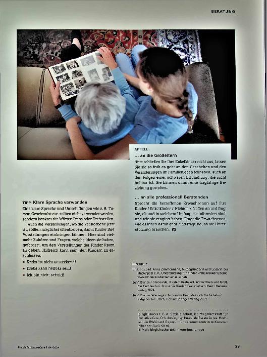 Vorschauseite 4: Mit Kindern über das Sterben sprechen: Wie wir mit unseren eigenen Unsicherheiten umgehen können