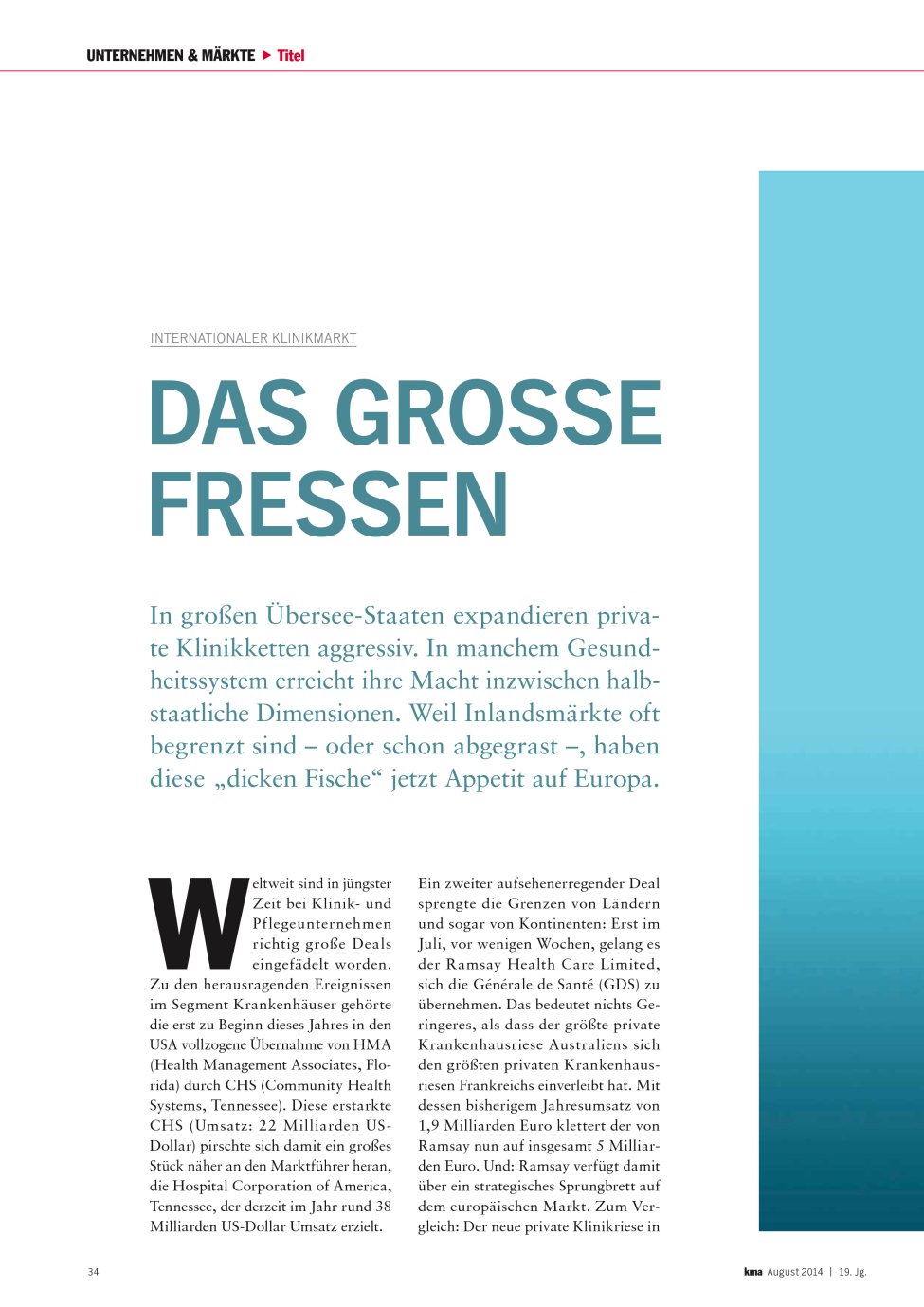 Vorschauseite 1: Das große Fressen