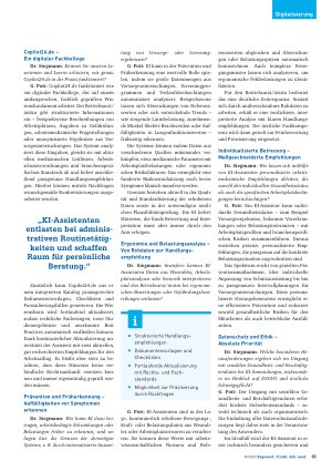 Vorschauseite 2: Künstliche Intelligenz – Ein strategisches Werkzeug der modernen Arbeitsmedizin?