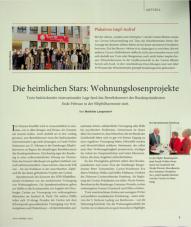 Vorschauseite 1: Die heimlichen Stars: Wohnungslosenprojekte