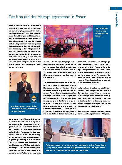 Vorschauseite 5: Der bpa auf dem Hauptstadtkongress 2024