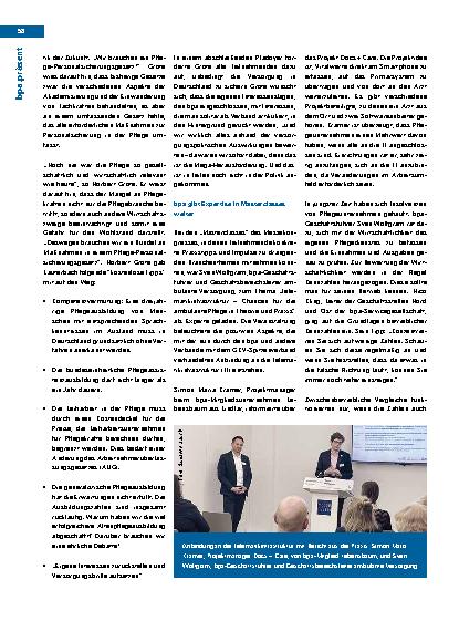 Vorschauseite 6: Der bpa auf dem Hauptstadtkongress 2024