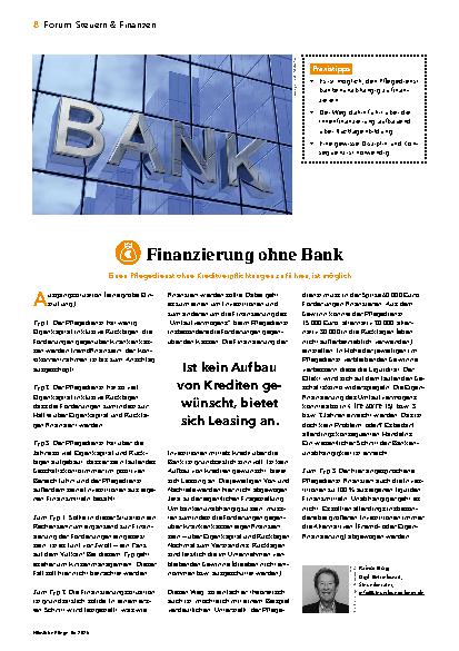 Vorschauseite 1: Finanzierung ohne Bank