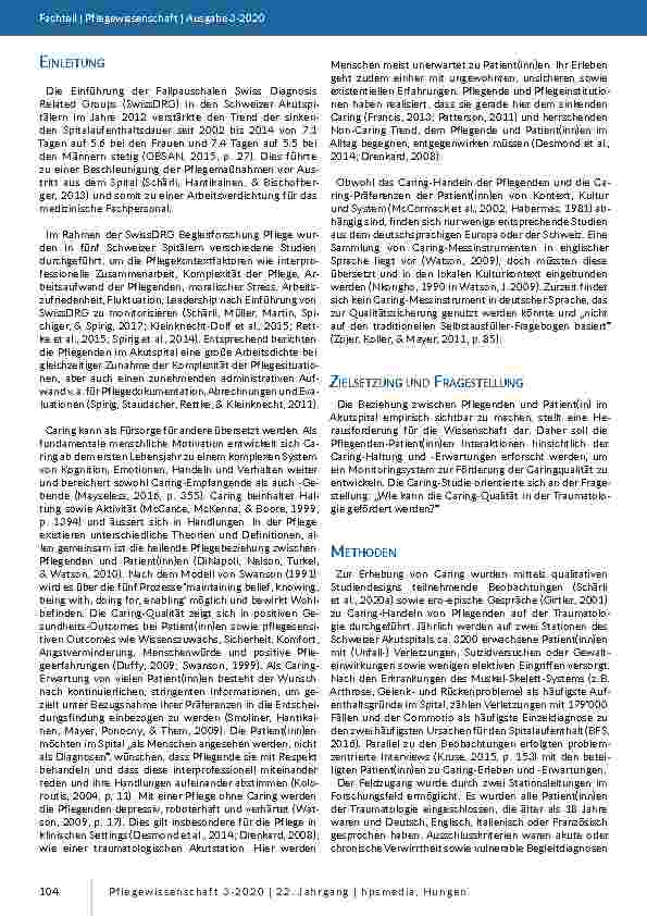 Vorschauseite 2: Partizipatives Caring: Menschlichkeit in der Pflege zeigt sich in kleinen Gesten.