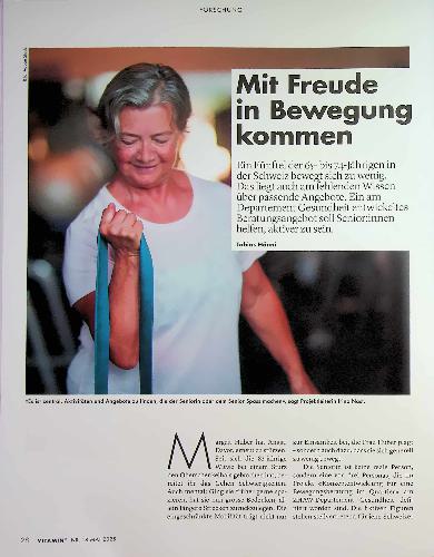 Vorschauseite 1: Mit Freude in Bewegung kommen
