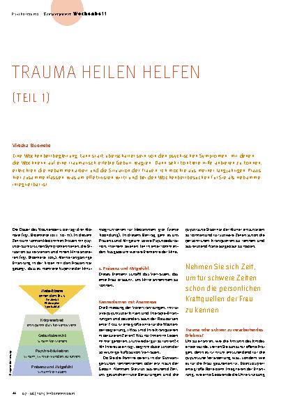 Vorschauseite 1: Trauma heilen helfen ( Teil 1 )