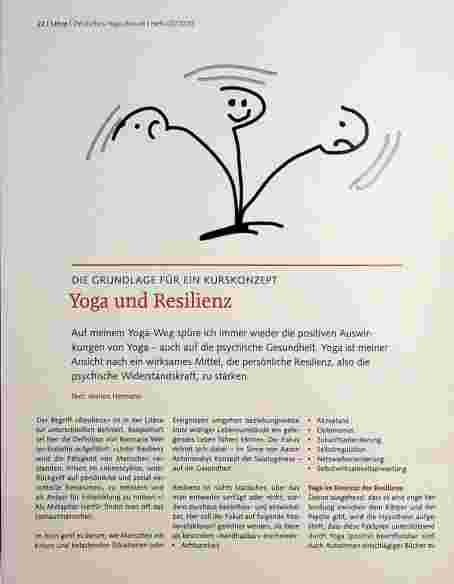 Vorschauseite 1: DIE GRUNDLAGE FÜR EIN KURSKONZEPT Yoga und Resilienz