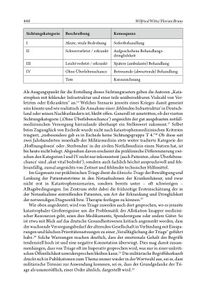 Vorschauseite 4: Von Unfällen und Katastrophen: Zur Geschichte der Triage in der Notfallmedizin
