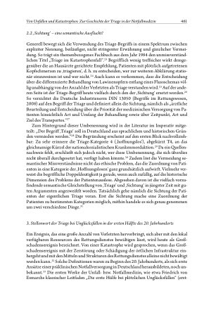 Vorschauseite 5: Von Unfällen und Katastrophen: Zur Geschichte der Triage in der Notfallmedizin