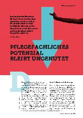 Vorschauseite 1: Pflegefachliches Potenzial bleibt ungenutzt