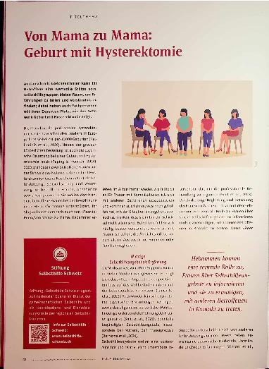 Vorschauseite 1: Von Mama zu Mama: Geburt mit Hysterektomie