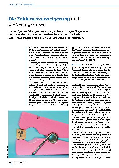 Vorschauseite 1: Die Zahlungsverweigerung und die Verzugszinsen