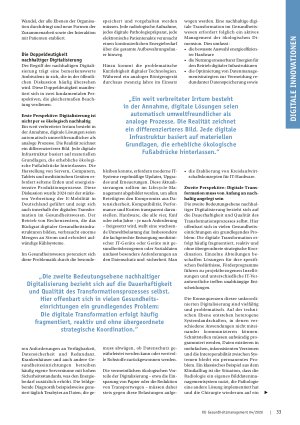 Vorschauseite 2: Nachhaltige Digitale Transformation im Gesundheitswesen Zwischen ökologischer Verantwortung und strategischer Weitsicht