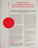Vorschauseite 1: Neue Ansätze in der Behandlung bei Persistent Postural-Perceptual Dizziness