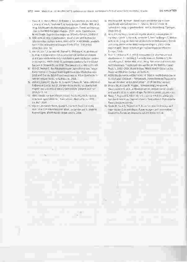 Vorschauseite 4: Ist Alkohol out? Ergebnisse der Health Behaviour in School-aged Children (HBSC)-Studie