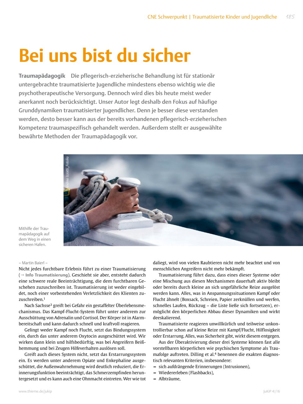 Vorschauseite 1: Bei uns bist du sicher