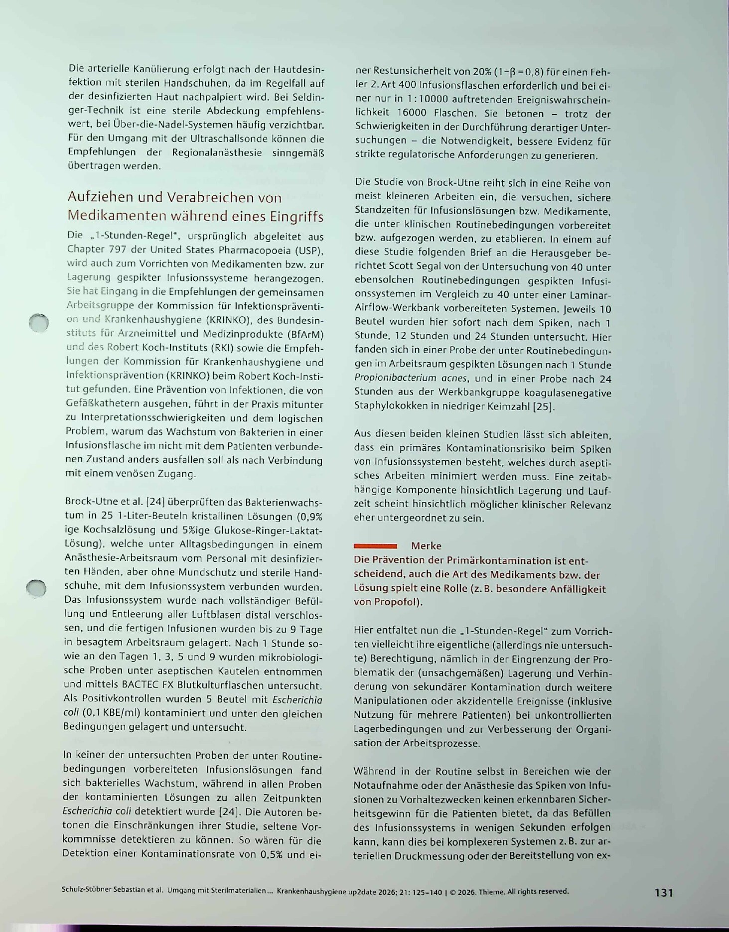 Vorschauseite 5: Umgang mit Sterilmaterialien und Medikamenten in Anästhesie und Funktionsbereichen