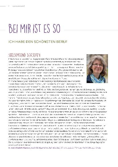 Vorschauseite 1: Bei mirist es so ICH HABE DEN SCHÖNSTEN BERUF