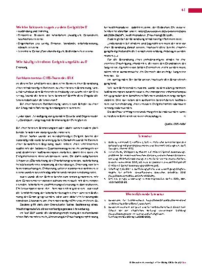 Vorschauseite 2: Fehlbestrahlung eines minderjährigen Patienten Ein Fall von CIRS-NRW (Nr. : 235760)