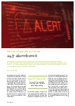 Vorschauseite 1: Security Operations Center 24/7 alarmbereit