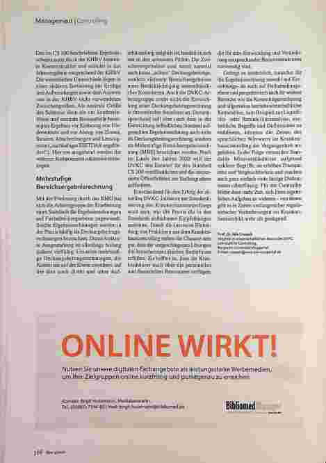 Vorschauseite 3: Standards für das Krankenhauscontrolling: Das Ende des sprachlichen Wirrwarrs