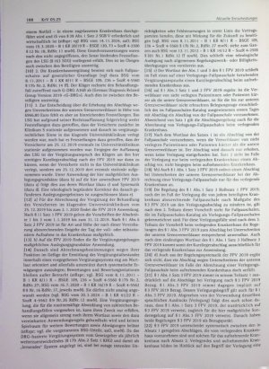 Vorschauseite 2: Aktuelle Entscheidungen Krankenversicherungsrecht