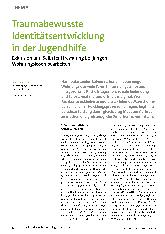 Vorschauseite 1: Traumabewusste Identitätsentwicklung in der Jugendhilfe: Exklusion und Selbstentfremdung bei jungen Wohnungslosen bearbeiten