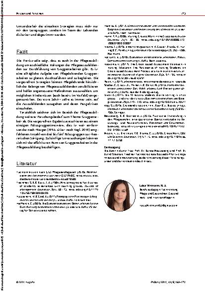 Vorschauseite 5: Keine Lust auf Gruppenarbeit? Einstellungen von Pflegeauszubildenden gegenüber Gruppenarbeiten