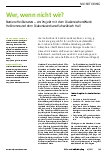 Vorschauseite 1: Wer, wenn nicht wir? Barrierefrei Beraten – ein Projekt mit dem Diakonischen Werk Heilbronn und dem Diakonieverband Schwäbisch Hall