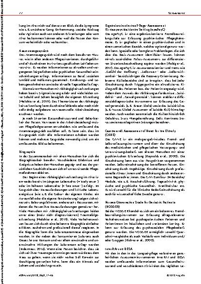 Vorschauseite 2: Der Pflegeprozess bei älteren Menschen mit Abhängigkeitserkrankungen