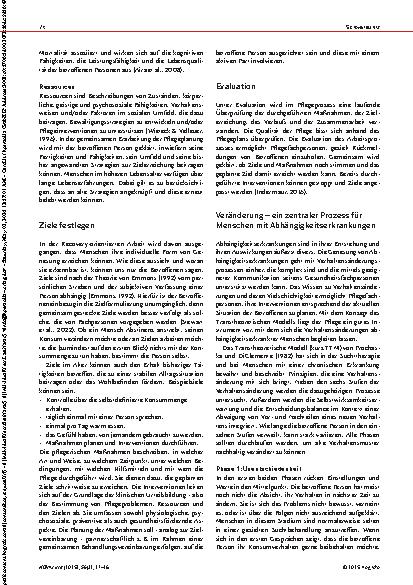 Vorschauseite 4: Der Pflegeprozess bei älteren Menschen mit Abhängigkeitserkrankungen
