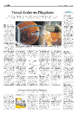 Vorschauseite 1: Virtual Reality im Pflegeheim