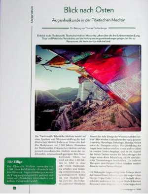 Vorschauseite 1: Blick nach Osten Augenheilkunde in der Tibetischen Medizin