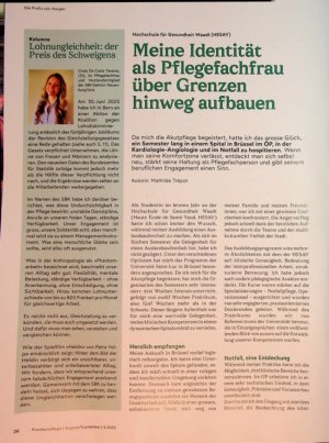 Vorschauseite 1: Meine Identität als Pflegefachfrau über Grenzen hinweg aufbauen