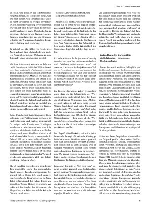Vorschauseite 3: Lost in Collaboration. Über die (Un )Möglichkeiten von kollaborativen Entscheidungsprozessen